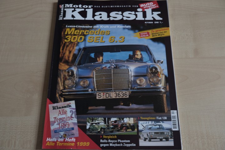 Deckblatt Motor Klassik (04/1999)